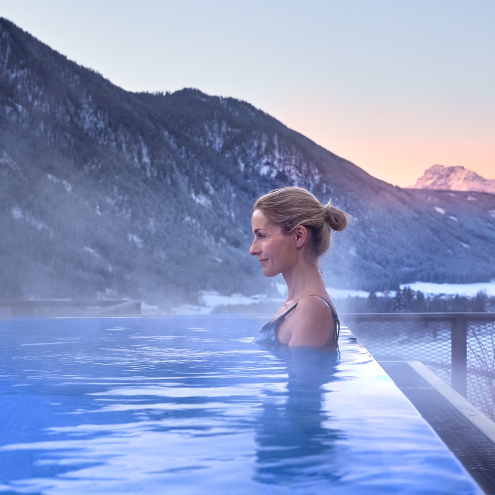 Piscines de l'hôtel bien-être Dolomites