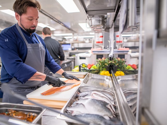 Kitchen team wellness hotel