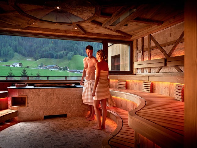 Sauna Wellnesshotel Südtirol