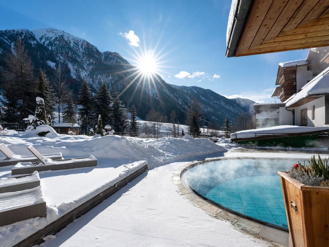 Panorama Outdoor Pool Dolomites