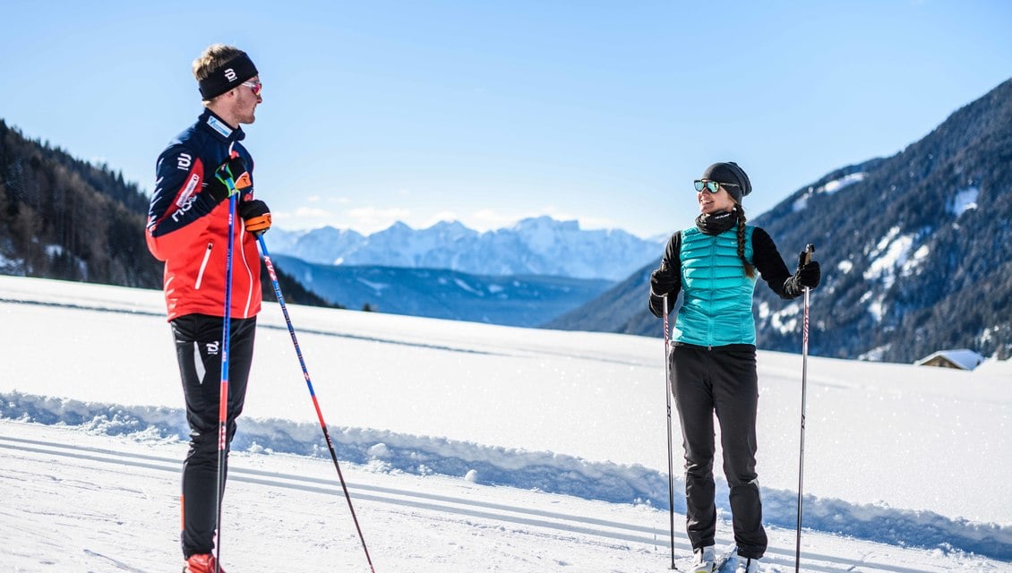 Cross Country skiing Dolomites